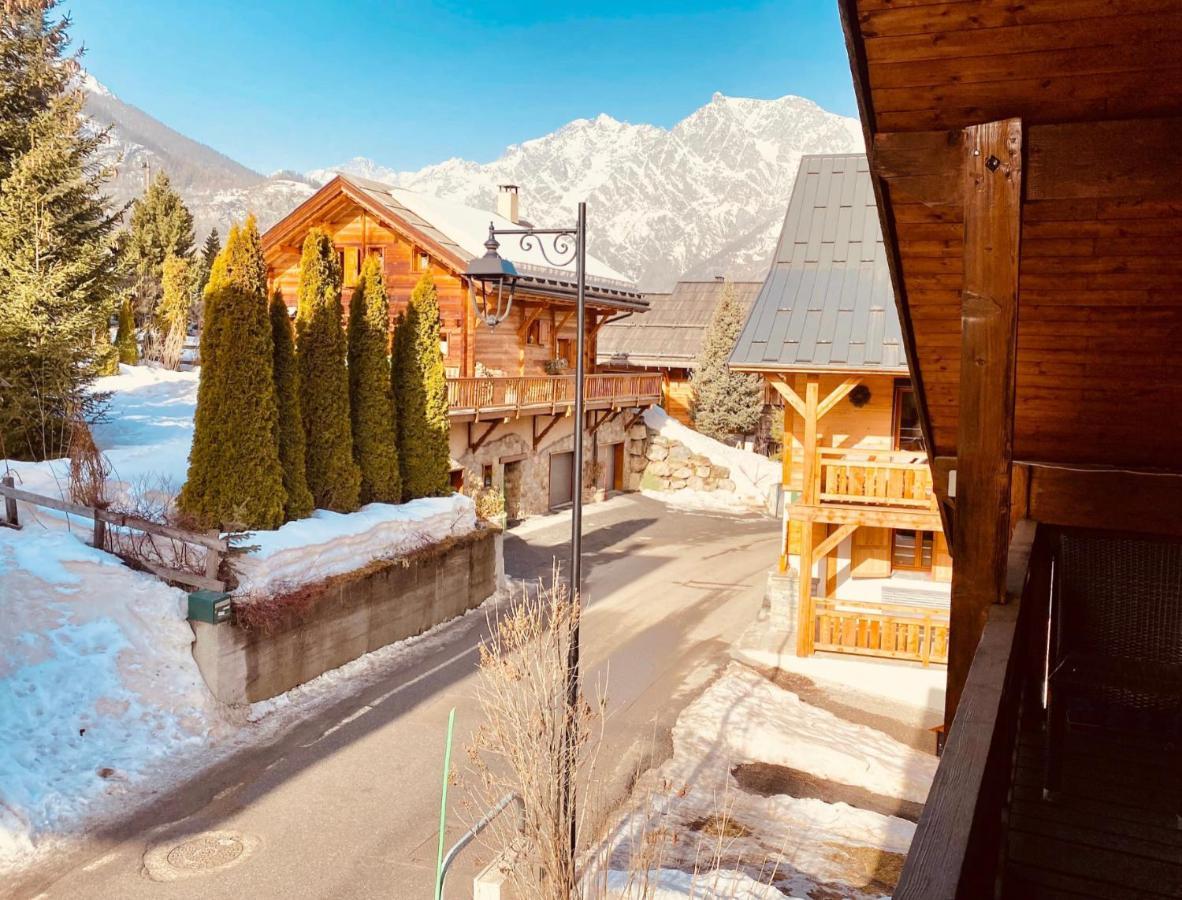 Chalet Marcel Puy-Saint-Vincent Pieds Des Pistes Villa Buitenkant foto