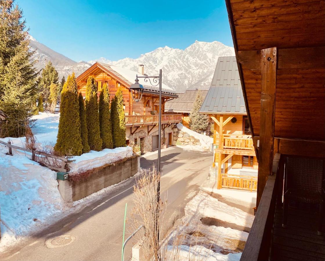 Chalet Marcel Puy-Saint-Vincent Pieds Des Pistes Villa Buitenkant foto